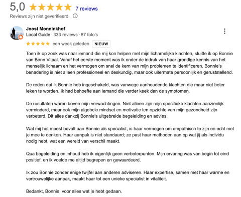 review J bonn vitaal